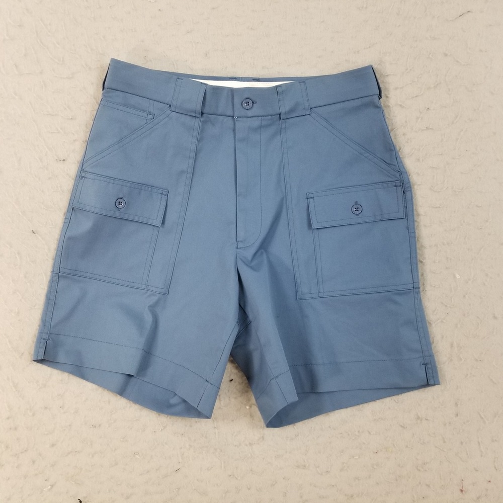 Sportif Shorts Mens 32 Steel Blue 618162 Cargo Hiking Stretch Utility Pockets